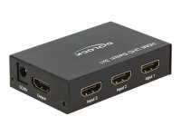 Delock HDMI UHD Switch 3 x HDMI in > 1 x HDMI out 4K