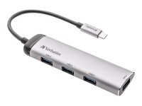 Verbatim USB-C Multiport-Hub 4-Port USB 3.2 Gen 1