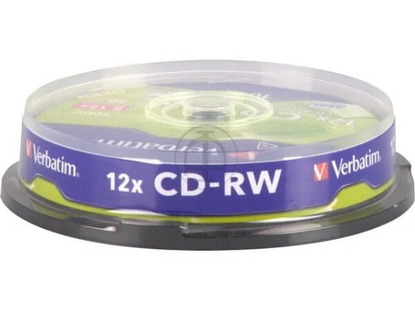 VERBATIM CDRW80 700MB 12x (10) SP