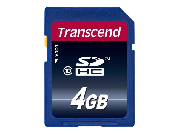 Transcend TS4GSDHC10 Speicherkarte 4 GB SDHC NAND Klasse 10