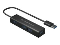 Conceptronic 4-Port-USB 3.0-Hub und OTG-Adapter für USB-C