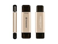Transcend JetFlash 930C USB-Stick 512 GB USB Type-A / USB Type-C 3.2 Gen 1 (3.1 Gen 1) Gold