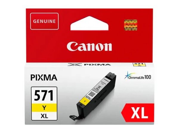 Canon CLI-571XL Tinte Gelb mit hoher Reichweite