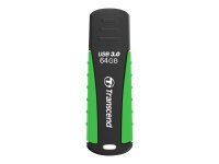 Transcend JetFlash 810 64GB USB 3.0 USB-Stick USB Typ-A 3.2 Gen 1 (3.1 Gen 1) Schwarz, Grün