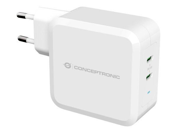 Conceptronic ALTHEA 2-Port 100W GaN USB-C PD-Ladegerät