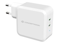 Conceptronic ALTHEA 2-Port 100W GaN USB-C PD-Ladegerät