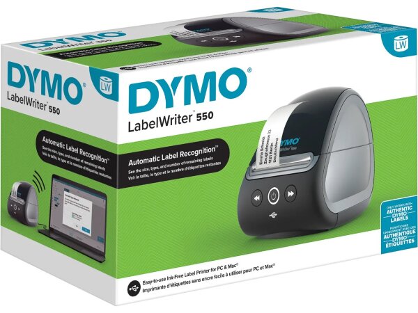 DYMO LabelWriter 550 Etikettendrucker Thermodirekt 300 x 300 DPI Kabelgebunden
