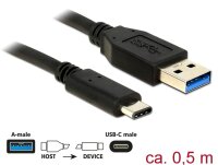 Delock Kabel USB 3.1 USB A Stecker > USB Type-C™...
