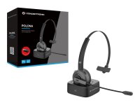 Conceptronic POLONA Kabelloses Bluetooth-Headset mit Ladedoc
