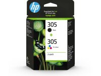 HP 305 2er-Pack Cyan/Magenta/Gelb/Schwarz Original...
